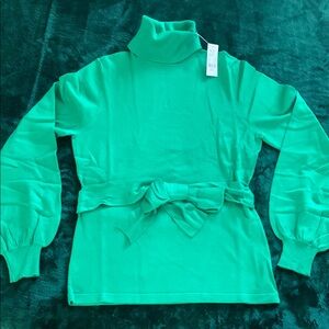 New York & Company Green Turtleneck Sweater